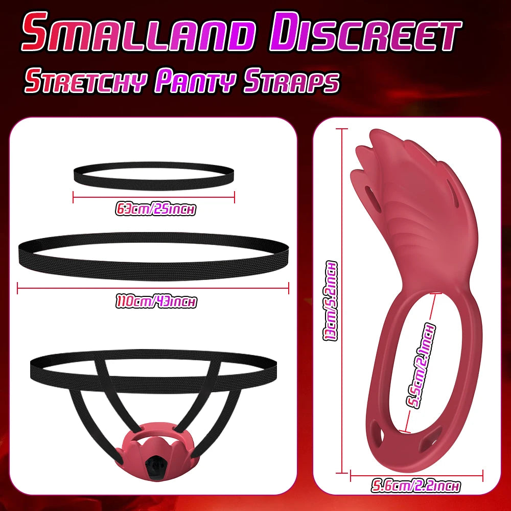 Wireless APP Wearable Panty Vibrator for Women Vibrating Clitoral Stimulator Penis Ring for Men Female Sex Toy Couples Sex Games