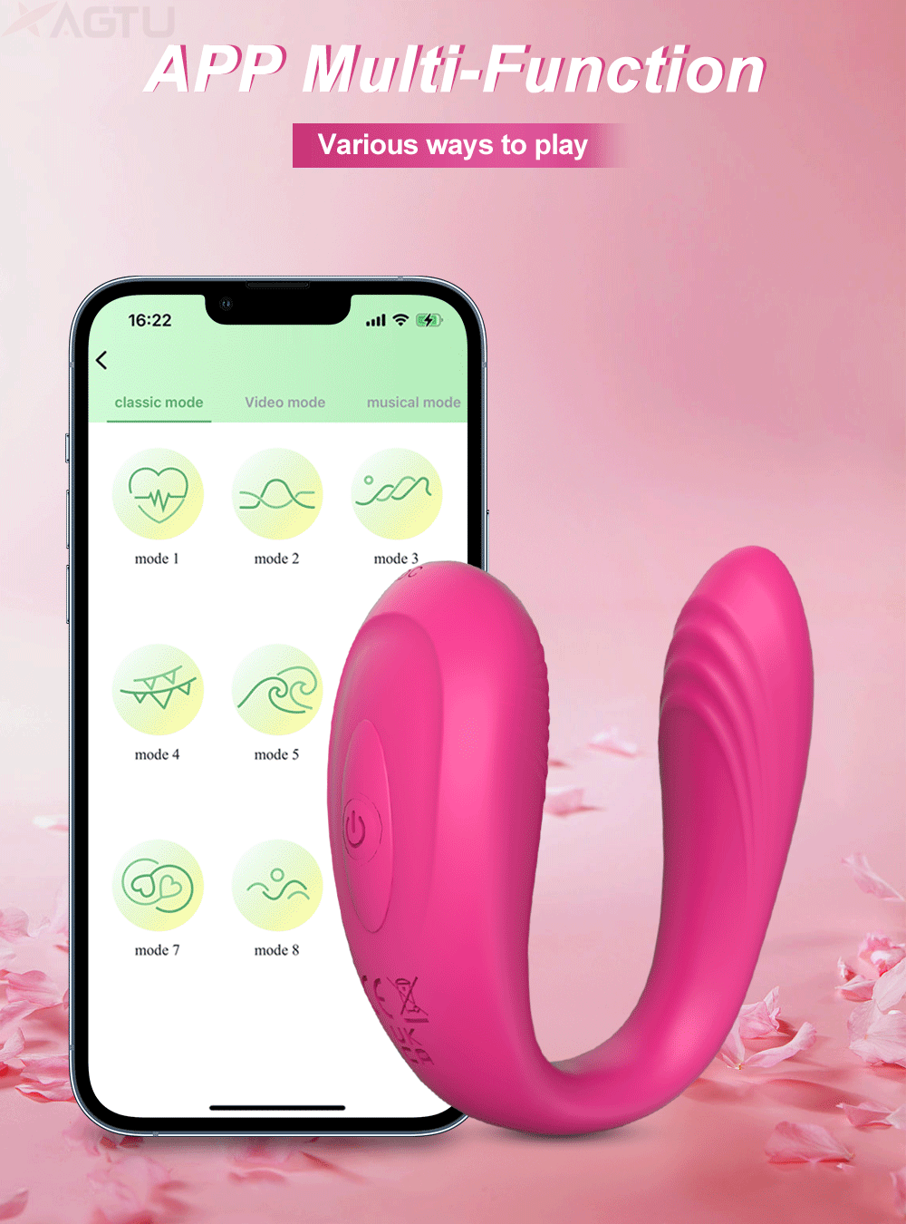 APP Bluetooth Control Couple Vibrator for Women Clitoris Stimulate Female G-Spot Dual Wearable Vibrating Massage Adult Sex Toys