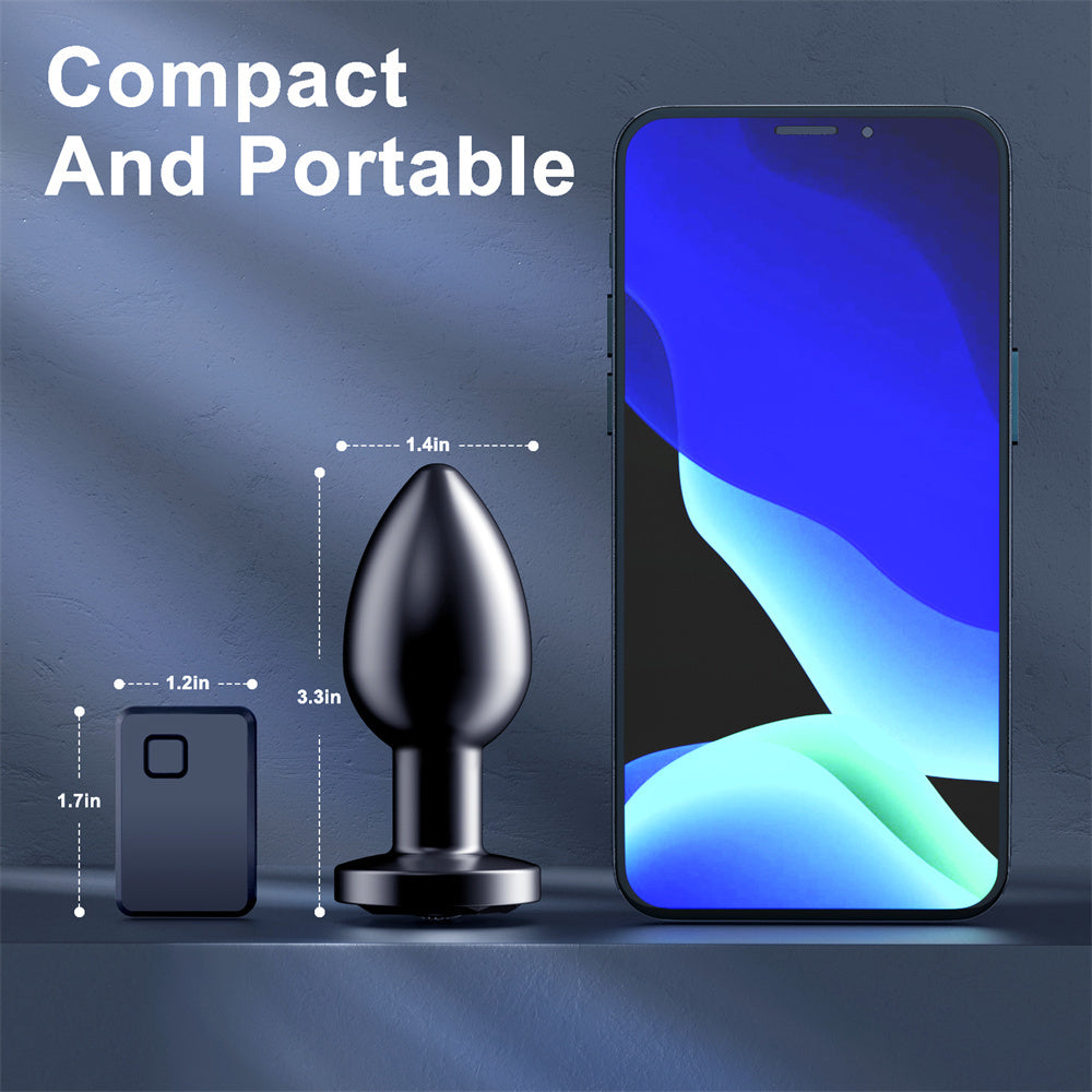 Vibrating Anal Plug Butt Plug Anal Beads Vibrator With Remote Control For Men And Women Adult Sex Toy With 10 Vibration Modes Anal Sex Toy Prostate Massager For Couples Adults