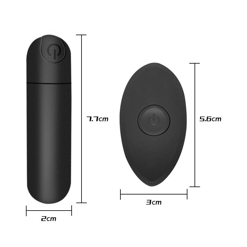 Remote Control Wireless Charging Mini Bullet Female Vibrating Spear