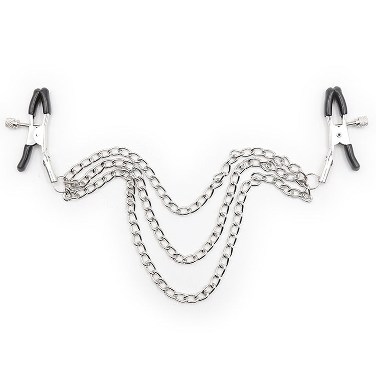 Multi-iron Chain Nipple Clamp